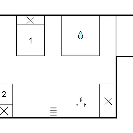2 Bedroom Stunning In Semesterbostad *